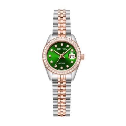 Bonia Noble Elegance BNB10550-2697S Green Dial 26mm Women Watch